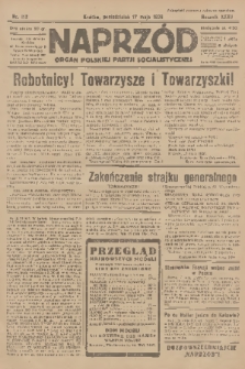 Naprzód : organ Polskiej Partji Socjalistycznej. 1926, nr 112