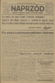 Naprzód : organ Polskiej Partji Socjalistycznej. 1926, nr 170