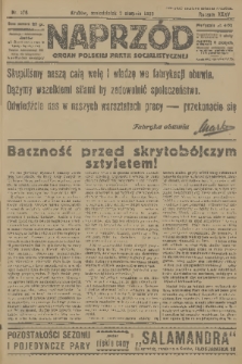 Naprzód : organ Polskiej Partji Socjalistycznej. 1926, nr 176