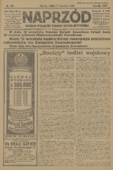 Naprzód : organ Polskiej Partji Socjalistycznej. 1926, nr 210