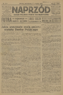 Naprzód : organ Polskiej Partji Socjalistycznej. 1926, nr 224