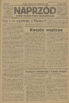 Naprzód : organ Polskiej Partji Socjalistycznej. 1926, nr 247