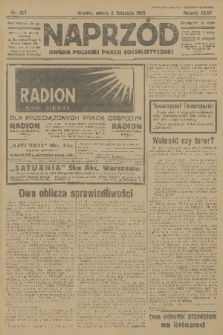 Naprzód : organ Polskiej Partji Socjalistycznej. 1926, nr 257