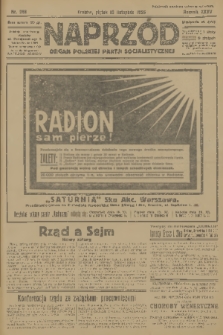 Naprzód : organ Polskiej Partji Socjalistycznej. 1926, nr 268