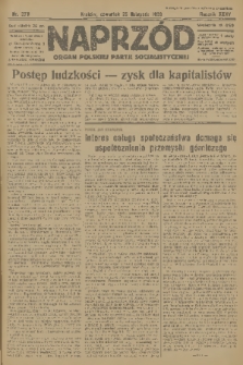 Naprzód : organ Polskiej Partji Socjalistycznej. 1926, nr 273