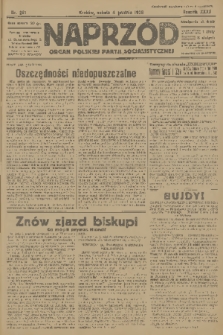 Naprzód : organ Polskiej Partji Socjalistycznej. 1926, nr 281