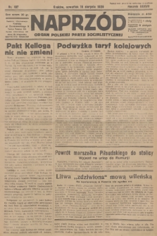Naprzód : organ Polskiej Partji Socjalistycznej. 1928, nr 187