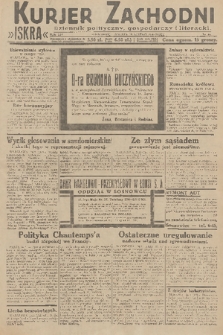 Kurjer Zachodni Iskra : dziennik polityczny, gospodarczy i literacki. R.21, 1930, nr 46