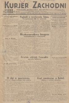Kurjer Zachodni Iskra : dziennik polityczny, gospodarczy i literacki. R.21, 1930, nr 148