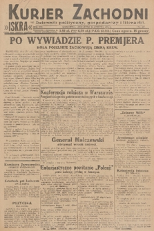 Kurjer Zachodni Iskra : dziennik polityczny, gospodarczy i literacki. R.21, 1930, nr 197