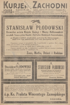 Kurjer Zachodni Iskra : dziennik polityczny, gospodarczy i literacki. R.21, 1930, nr 230