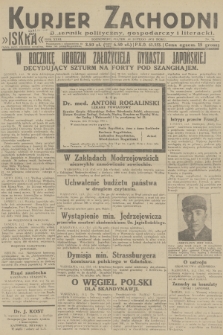 Kurjer Zachodni Iskra : dziennik polityczny, gospodarczy i literacki. R.23, 1932, nr 34