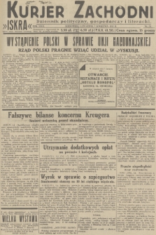 Kurjer Zachodni Iskra : dziennik polityczny, gospodarczy i literacki. R.23, 1932, nr 79