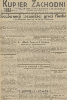 Kurjer Zachodni Iskra : dziennik polityczny, gospodarczy i literacki. R.23, 1932, nr 150