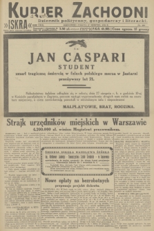 Kurjer Zachodni Iskra : dziennik polityczny, gospodarczy i literacki. R.23, 1932, nr 200