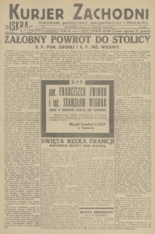Kurjer Zachodni Iskra : dziennik polityczny, gospodarczy i literacki. R.23, 1932, nr 215