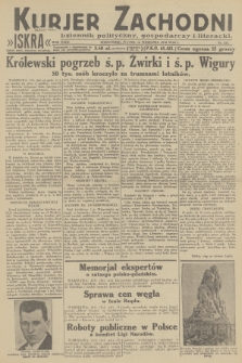 Kurjer Zachodni Iskra : dziennik polityczny, gospodarczy i literacki. R.23, 1932, nr 217