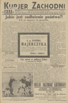 Kurjer Zachodni Iskra. R.23, 1932, nr 292