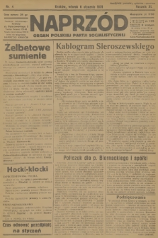 Naprzód : organ Polskiej Partji Socjalistycznej. 1931, nr 4