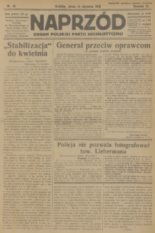 Naprzód : organ Polskiej Partji Socjalistycznej. 1931, nr 10