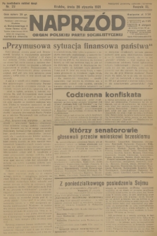 Naprzód : organ Polskiej Partji Socjalistycznej. 1931, nr 22