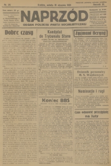 Naprzód : organ Polskiej Partji Socjalistycznej. 1931, nr 25
