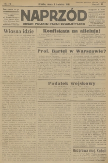 Naprzód : organ Polskiej Partji Socjalistycznej. 1931, nr 79