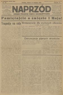 Naprzód : organ Polskiej Partji Socjalistycznej. 1931, nr 84