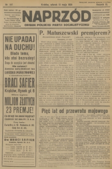 Naprzód : organ Polskiej Partji Socjalistycznej. 1931, nr 107