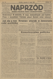 Naprzód : organ Polskiej Partji Socjalistycznej. 1931, nr 114