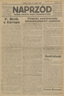 Naprzód : organ Polskiej Partji Socjalistycznej. 1931, nr 135