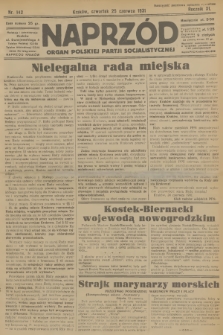 Naprzód : organ Polskiej Partji Socjalistycznej. 1931, nr 142