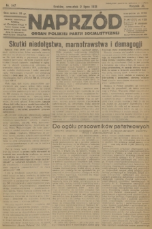 Naprzód : organ Polskiej Partji Socjalistycznej. 1931, nr 147