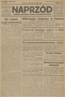 Naprzód : organ Polskiej Partji Socjalistycznej. 1931, nr 159