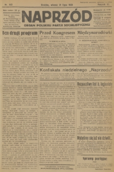 Naprzód : organ Polskiej Partji Socjalistycznej. 1931, nr 163