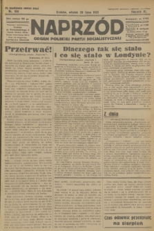 Naprzód : organ Polskiej Partji Socjalistycznej. 1931, nr 169