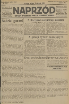 Naprzód : organ Polskiej Partji Socjalistycznej. 1931, nr 179
