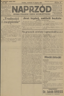 Naprzód : organ Polskiej Partji Socjalistycznej. 1931, nr 180