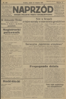 Naprzód : organ Polskiej Partji Socjalistycznej. 1931, nr 189