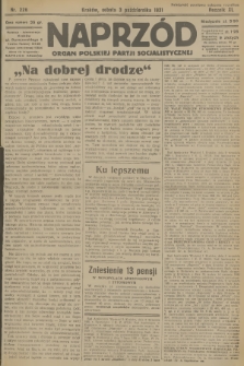 Naprzód : organ Polskiej Partji Socjalistycznej. 1931, nr 226