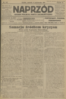 Naprzód : organ Polskiej Partji Socjalistycznej. 1931, nr 227