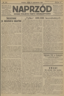 Naprzód : organ Polskiej Partji Socjalistycznej. 1931, nr 231
