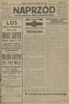 Naprzód : organ Polskiej Partji Socjalistycznej. 1931, nr 245
