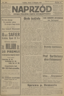 Naprzód : organ Polskiej Partji Socjalistycznej. 1931, nr 253