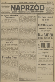 Naprzód : organ Polskiej Partji Socjalistycznej. 1931, nr 255