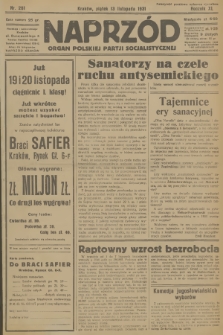 Naprzód : organ Polskiej Partji Socjalistycznej. 1931, nr 261