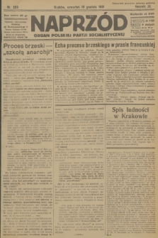 Naprzód : organ Polskiej Partji Socjalistycznej. 1931, nr 283