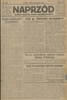 Naprzód : organ Polskiej Partji Socjalistycznej. 1931, nr 298