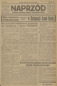 Naprzód : organ Polskiej Partji Socjalistycznej. 1931, nr 300