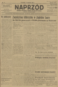 Naprzód : organ Polskiej Partji Socjalistycznej. 1935, nr 17